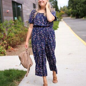 Gal Meets Glam Violet Jumpsuit size 4